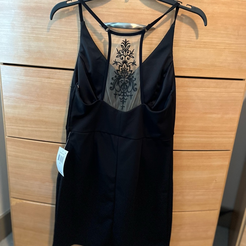 Sexy little black dress.